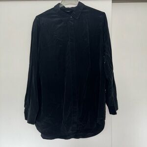Banana Republic 100% Silk Collared Shirt